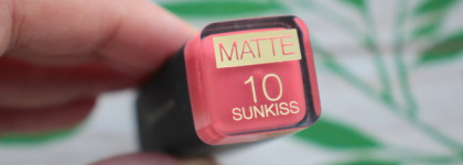 Персиковая и летняя: помада Max Factor Colour Elixir Velvet Mattes 10 Sunkiss
