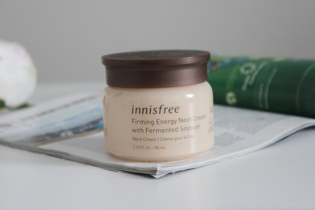 Крем для шеи Innisfree Firming Energy Neck Cream with Fermented Soybean.