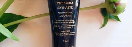 Мой уход за кожей вокруг глаз с антивозрастным кремом Limoni Premium Syn-Ake Anti-Wrinkle Eye Cream 25m