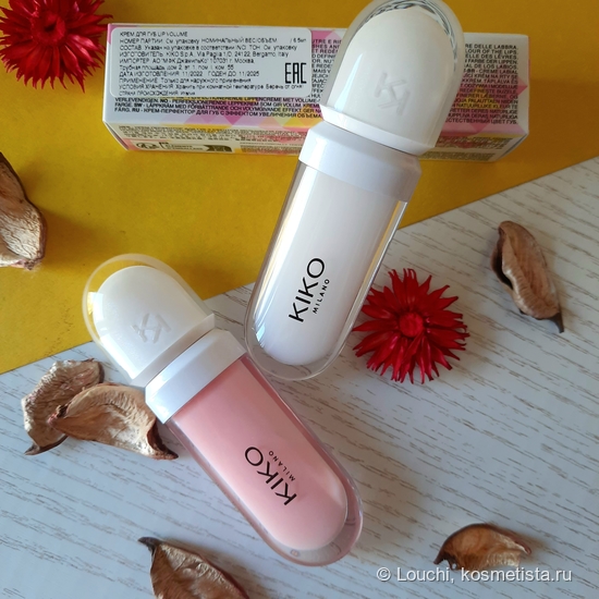 Любимые бальзамы Lip volume plumping effect lip cream Kiko Milano