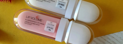 Любимые бальзамы Lip volume plumping effect lip cream Kiko Milano, оттенки 01 и 02