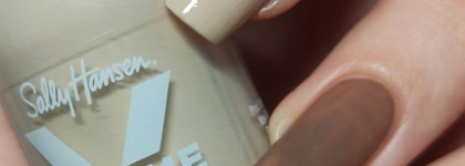 Какао с маршмеллоу от Sally Hansen: Raw cocoa 160 и Nifty nude 166