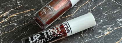 Любимое зимнее комбо для сочных губ: тинт Luxvisage 06 Toffee и масло Glow me 07 Hot Honey