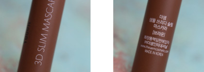 Идеальные натуральные ресницы с тушью 3D Slim Mascara от The Saem в оттенке 02 Brown