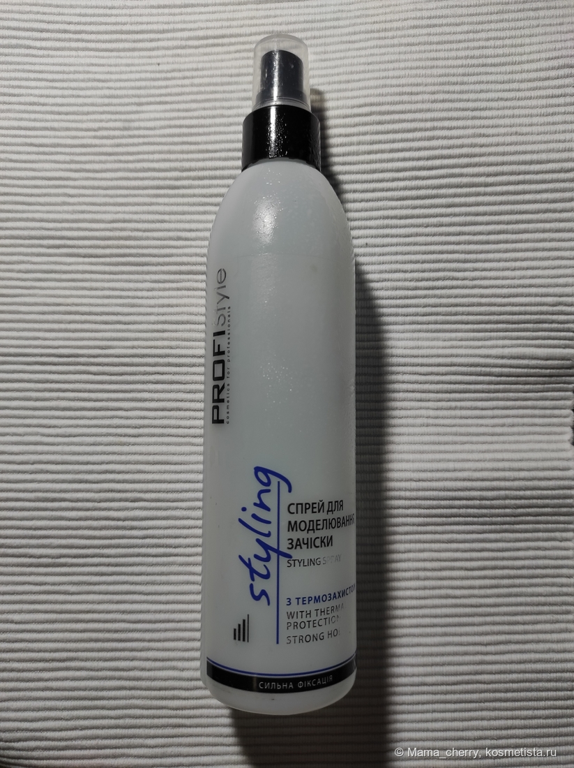 Styling spray c термозащитой сильной фиксации