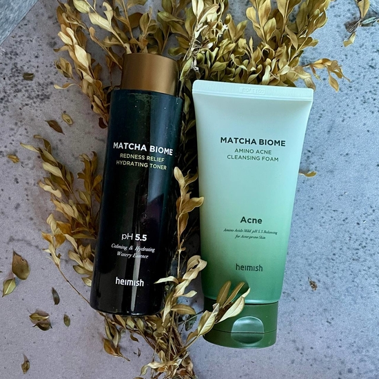 Ежедневный уход за проблемной кожей с Heimish Matcha Biome