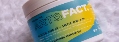 Знакомство с российским брендом Art&Fact: мицеллярная вода, пилинг пэды и увлажняющий крем для лица