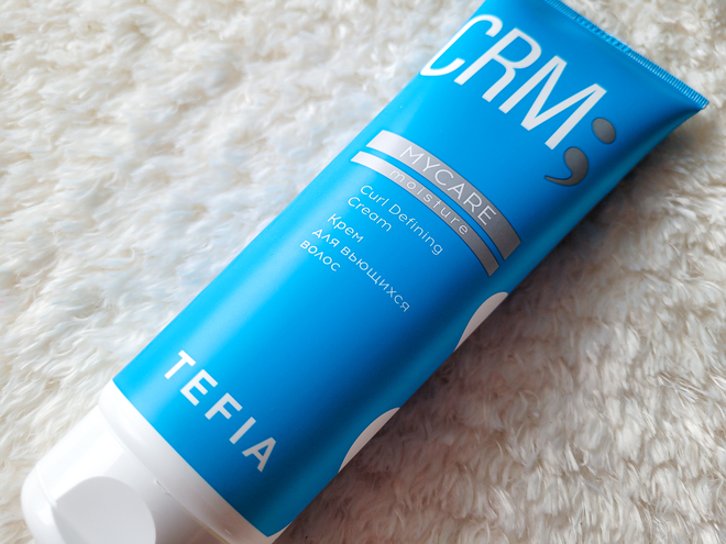 Любимый несмываемый уход. Крем для вьющихся волос Tefia Mycare Moisture ...