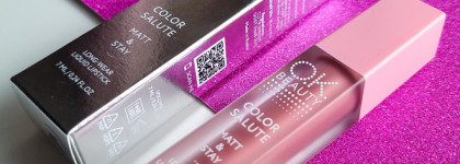 Жидкая матовая помада Color Salute Matt & Stay от OK Beauty в оттенке Chill