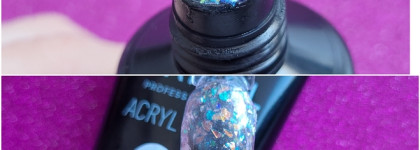 Акригели с голографическими блестками. Grattol Acryl Gel Diamond