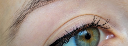 Пока что лучшая краска для лысых и светлых бровей | Kapous Magic Keratin в оттенке Graphite