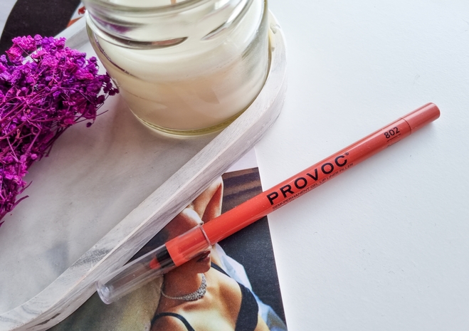 Персиковый нюд | Гелевый карандаш для губ Provoc Semi-permanent Gel Lip ...