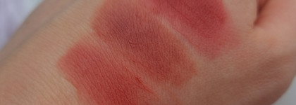 Еще 3 оттенка моих любимых помад Butter Gloss и Matte Cloud от Divage (04, 08, и 02)