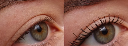 Экстра чёрная удлиняющая тушь с микрофиброй Layla Cosmetics The Longer the Better extra black mascara