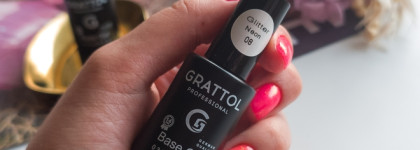 Взрыв цвета! Неоновые базы с шиммером Grattol Base Gel Glitter Neon #08 и 11