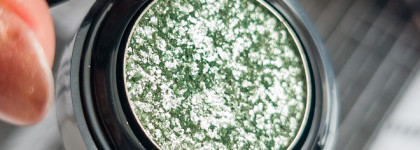 Зеленый спаркл? Почему бы и да? Limoni Eye Shadow Prism в оттенке 16 Onyx