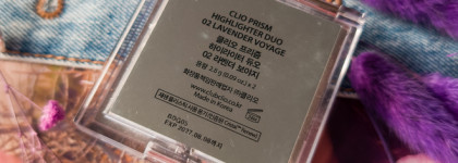 Лавандовая зефирка. Двойной хайлайтер Clio Prism Highlighter Duo 02 Lavender Voyage