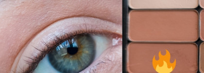 Matte Day: матовый коричневый смоки с помощью палетки от A.voevodina