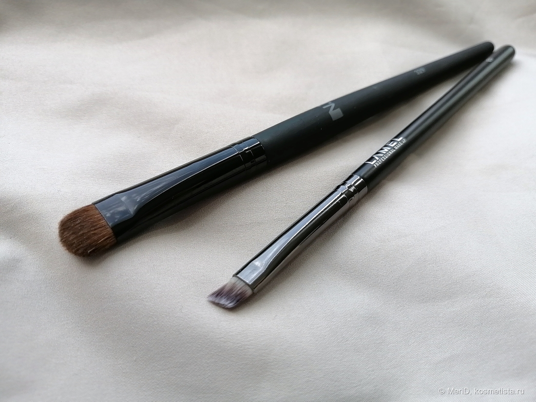 Кисти для макияжа N.1 #329 и Lamel Professional Eyeliner & Brow Angle Brush E3