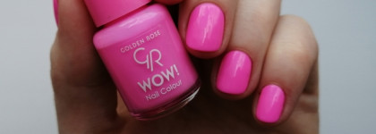 Яркий, летний неоново-розовый лак Golden Rose Wow! Nail Color в оттенке # 22 - цвет моего лета