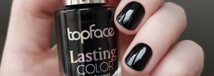Идеальный чёрный, глянцевый - Лак для ногтей Topface Lasting Color тон 63