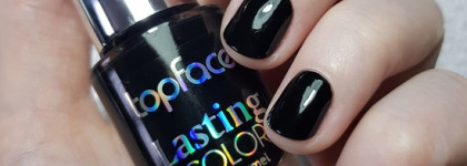 Идеальный чёрный, глянцевый - Лак для ногтей Topface Lasting Color тон 63
