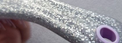 Расчёска Tangle Teezer The Wet Detangler Mini Lilac Glimmer - мини формат в лиловом цвете