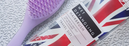 Расчёска Tangle Teezer The Wet Detangler Mini Lilac Glimmer - мини формат в лиловом цвете
