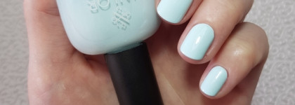Эксперимент со светлым лаком - небесно-голубой лак для ногтей Nailor Nail Polish Боттичелли #606 NP