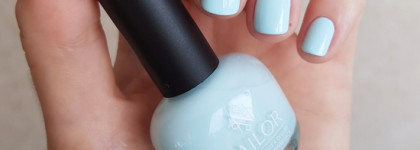 Эксперимент со светлым лаком - небесно-голубой лак для ногтей Nailor Nail Polish Боттичелли #606 NP