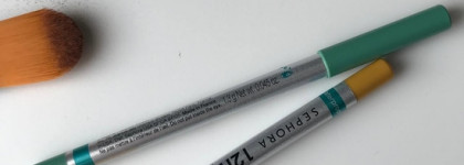 Сладкая парочка: водостойкие карандаши для глаз от Sephora 12Hr Eye Waterproof Pencil в оттенке Sunshine и Fresh Mint