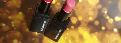 Мои идеальные и любимые люксовые помады Shu Uemura Rouge unlimited amplified matte в оттенках RD163 и BG954