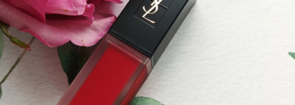 Люкс -Yves Saint Laurent Tatouage Couture velvet cream 201. Мой праздничный красный