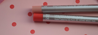 Автоматический карандаш для губ Divage Let’s talk long-lasting lip liner в оттенках 01 и 06