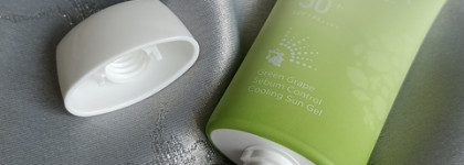 Мой лучший друг на лето. Frudia 50+ SPF / Pa++++ Green grape sebum control cooling sun gel