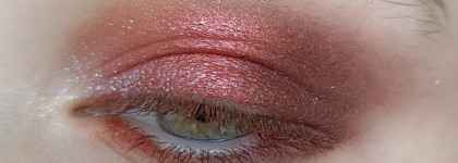 Очень лёгкий макияж глаз в оттенках палитры фильма "Отель Гранд Будапешт". Фото в полном образе