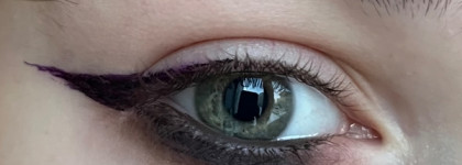 Эффектный макияж cat eye с шикарным спарклом