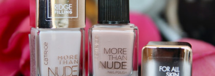 Уверенный хорошист среди нюдовых лаков Catrice More Than Nude 06 и 07