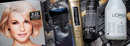 Снова блонд с L'Oreal Preference 9.23 Santa Monica