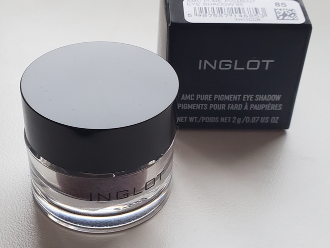 Мой первый дуохром Inglot AMC pure pigment eye shadow в оттенке 85 ...