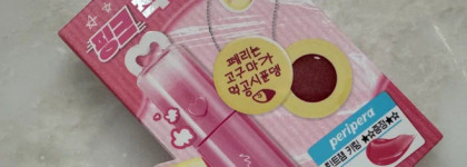 Первое, что купила: набор для губ PeriPera с блеском Ink Mood Glowy Tint №4 Gadgi Angel и бальзамом со сладким бататом