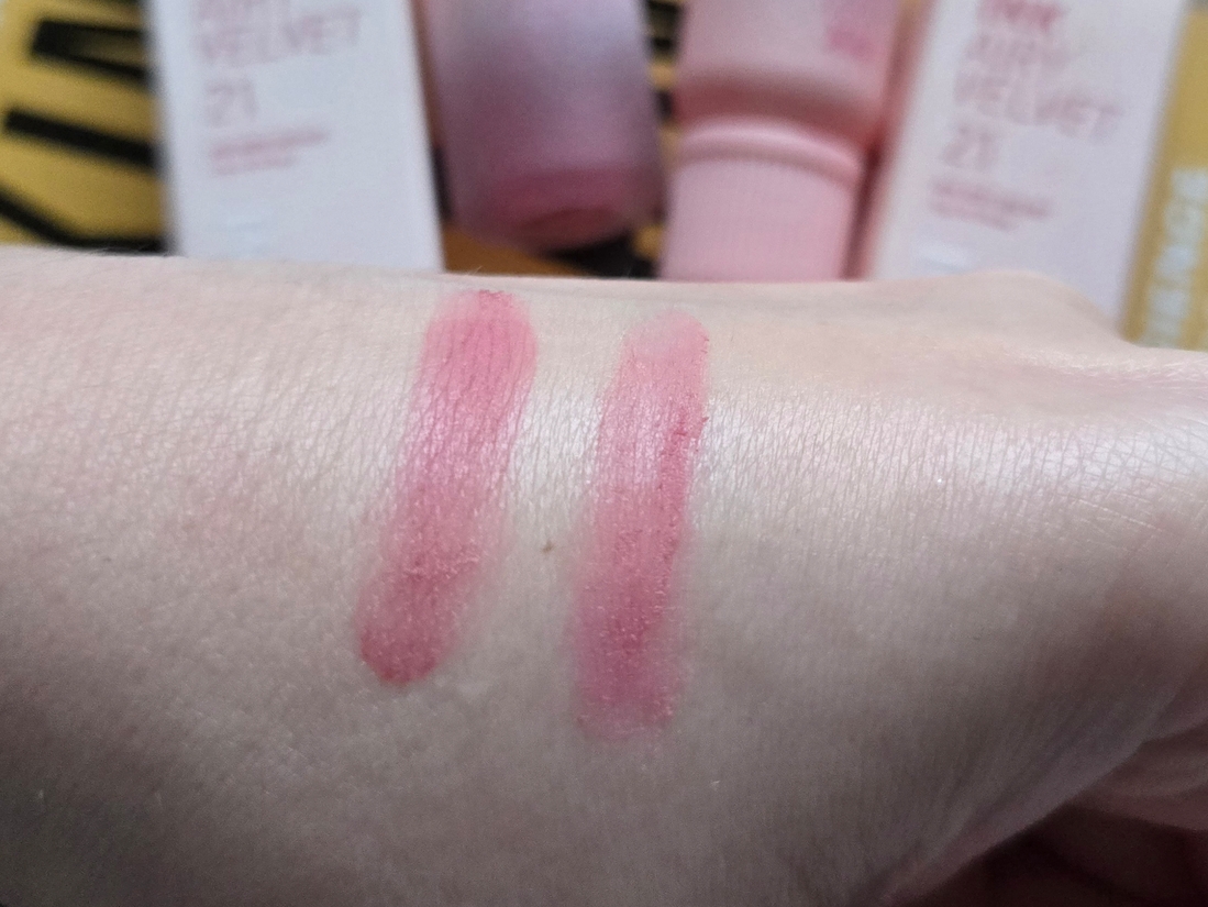 Слева свежий продукт из Кореи, справа - старый, с мп.