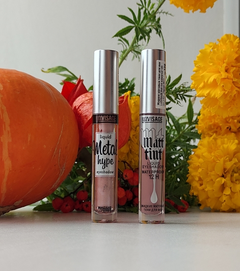 Жидкие тени для век Luxvisage Metal hype тон 03 и Matt tint waterproof ...