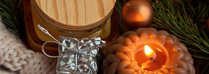 Ароматическая свеча для интерьера Uvinion "Магия кофе"