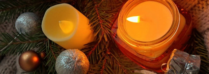 Ароматическая свеча для интерьера Uvinion "Магия кофе"