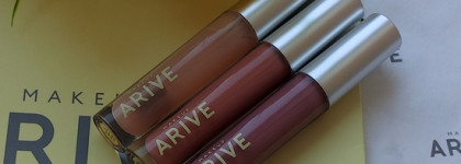 Arive makeup comfort shine lip gloss: 05 Milkshake, 06 Complimentary и 12 Mauve move