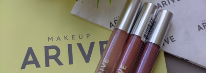 Arive makeup comfort shine lip gloss: 05 Milkshake, 06 Complimentary и 12 Mauve move