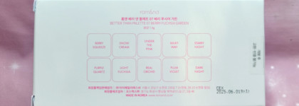 По-корейски яркая rom&nd Better Than Palette #07 Berry Fuchsia Garden