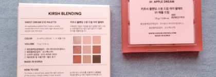 Kirsh Blending Sweet Dream Eye Palette #01 Apple Dream для нежных осенних макияжей