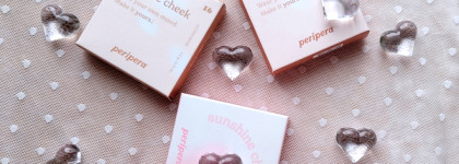 Мои самые любимые румяна peripera Pure Blushed Sunshine Cheek в оттенках #01, #02, #03, #12, #16, #17